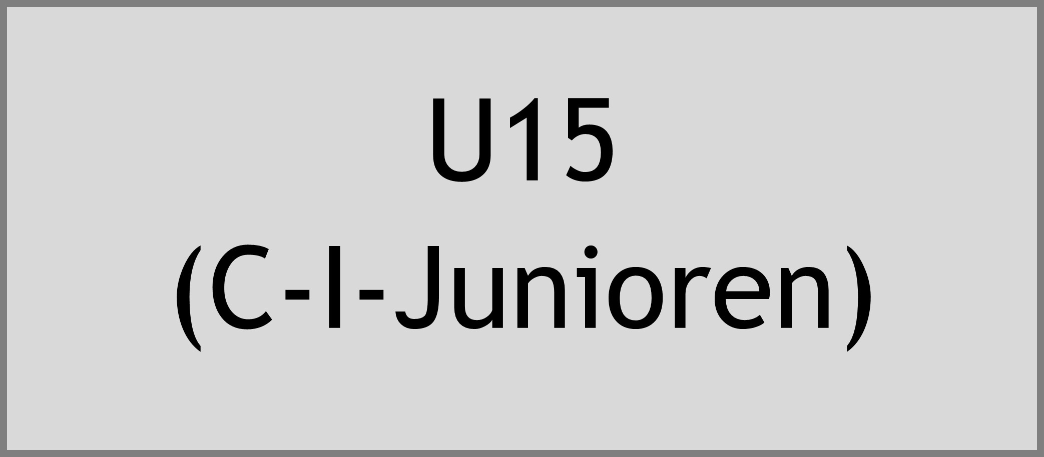 U15 (C-I-Junioren)